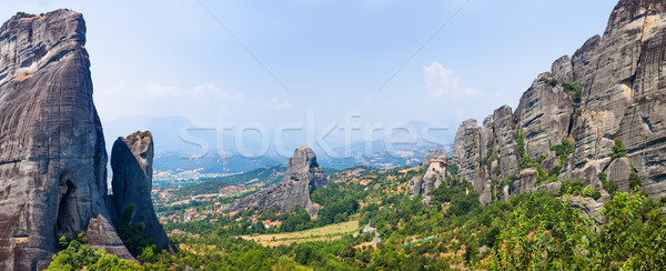 Grecja panorama lasu wygaśnięcia charakter krajobraz Zdjęcia stock © macsim