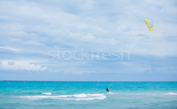 Stock photo: Kite surfer
