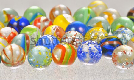 colorful glass marbles Stock photo © mady70