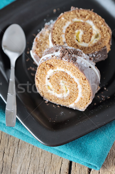 cake roll Stock photo © mady70