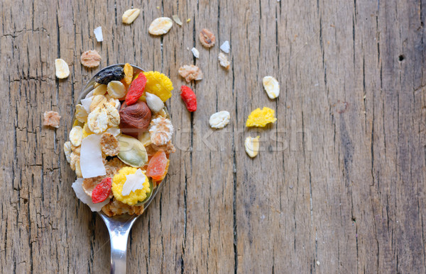 cereals on a spoon  Stock photo © mady70