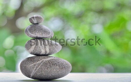 Pile of pebble stones in nature Stock photo © mady70