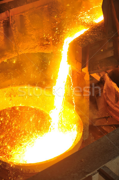 Pouring of liquid metal Stock photo © mady70