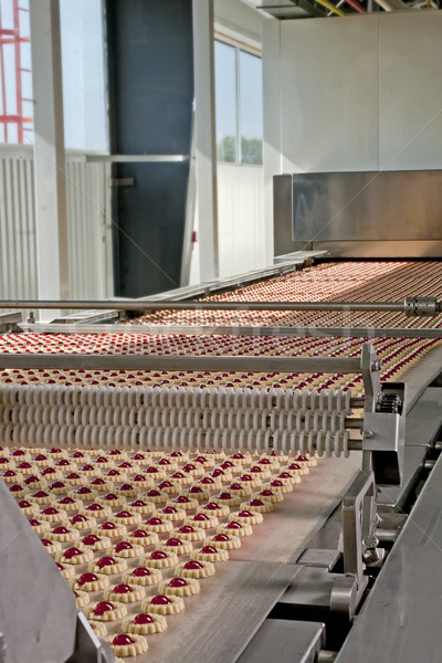 Stock photo: Production of cookies