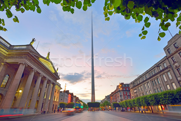 Dublin Irland Zentrum Symbol allgemeine Postamt Stock foto © mady70
