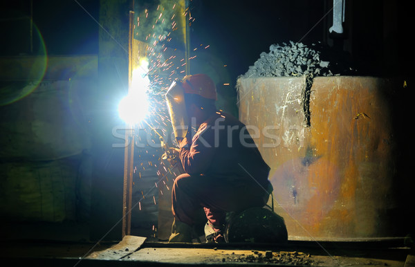 Welder works Stock photo © mady70