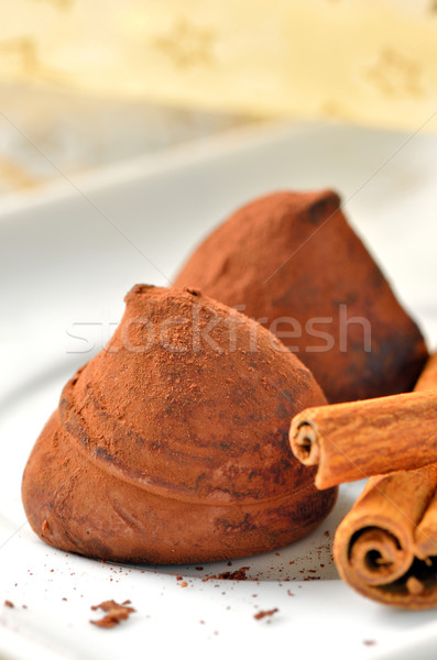 chocolate truffles Stock photo © mady70