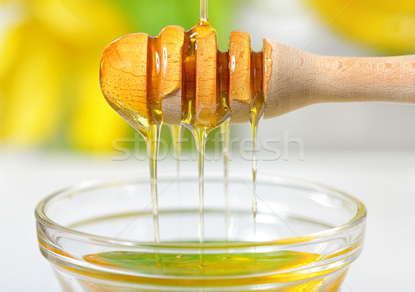 Golden honey dripping  Stock photo © mady70