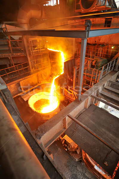 transportation molten hot steel Stock photo © mady70