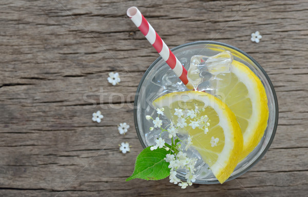 Elder lemonade with ice  Stock photo © mady70
