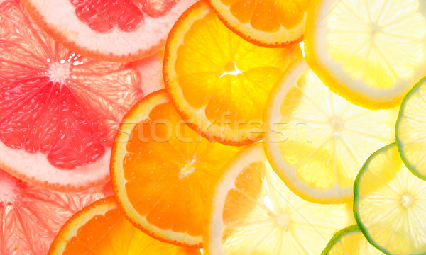Sliced citrus fruits  Stock photo © mady70