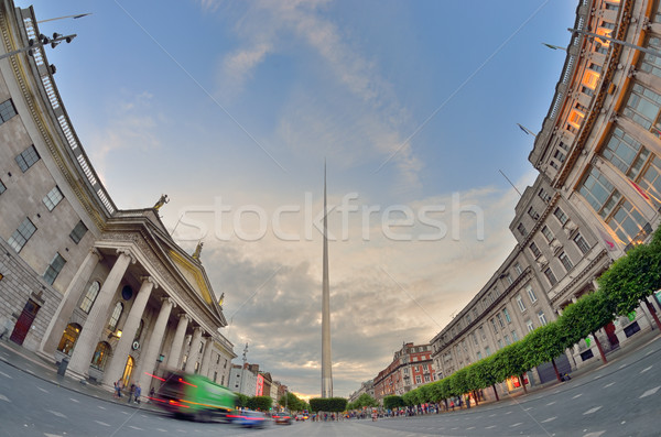 Dublin Irland Zentrum Symbol allgemeine Postamt Stock foto © mady70