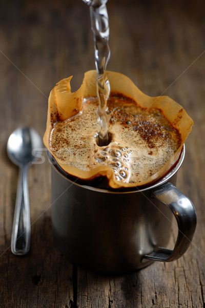 Ground coffee in cup  Stock photo © mady70