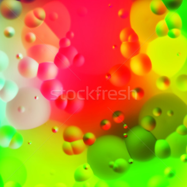 Stock photo: colorful oil drops background