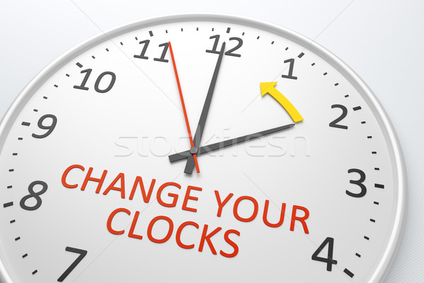 Change Your Clocks Stock photo © magann