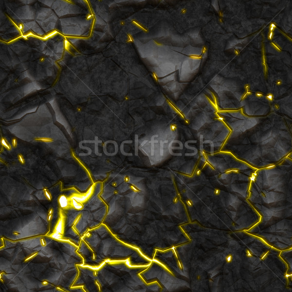 seamless stone texture yellow glow Stock photo © magann