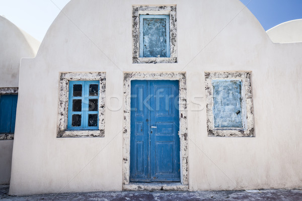 Régi ház Santorini Görögország kép szép kilátás Stock fotó © magann