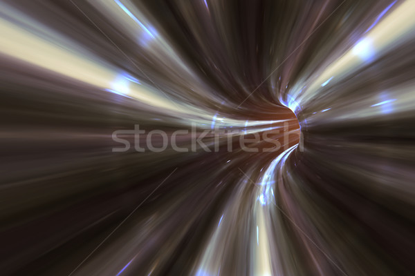隧道 空間 3D 天空 旅行 商業照片 © magann