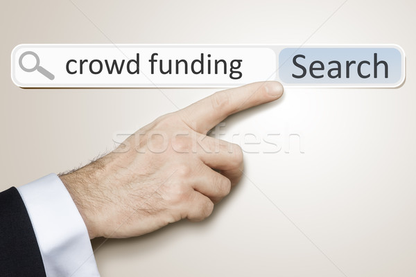 web search crowd funding Stock photo © magann