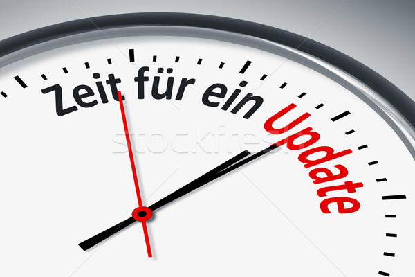 Clock with text Stock photo © magann