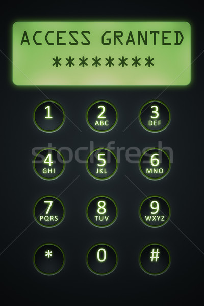 digital dial plate Stock photo © magann