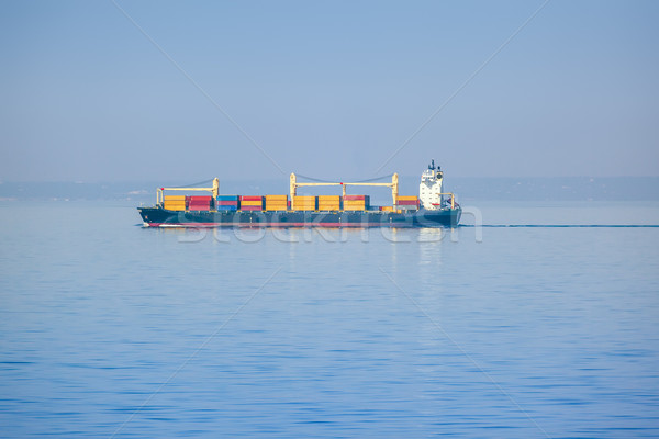 Stockfoto: Vervoer · schip · afbeelding · business · hemel · water