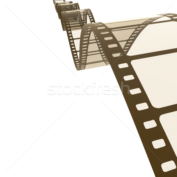 Vintage filmstrip afbeelding abstract film ontwerp Stockfoto © magann