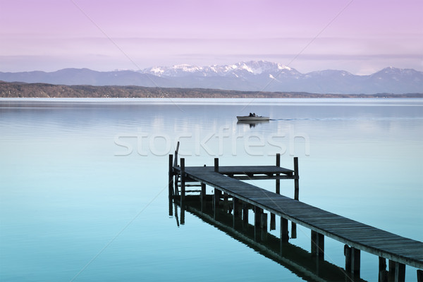 wooden jetty Stock photo © magann
