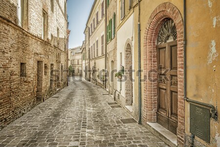 typical italian city street Stock photo © magann