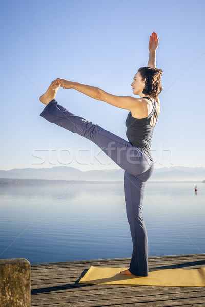 yoga woman Stock photo © magann