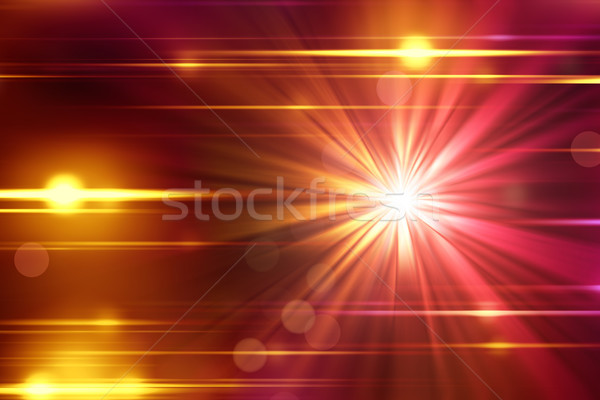 red christmas light streaks background Stock photo © magann