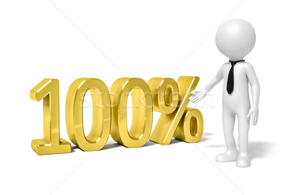 man 100 percent Stock photo © magann