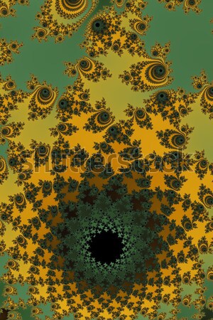 Fractal graficzne obraz typowy streszczenie czarny Zdjęcia stock © magann