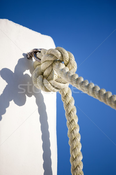 Stock photo: knot rope