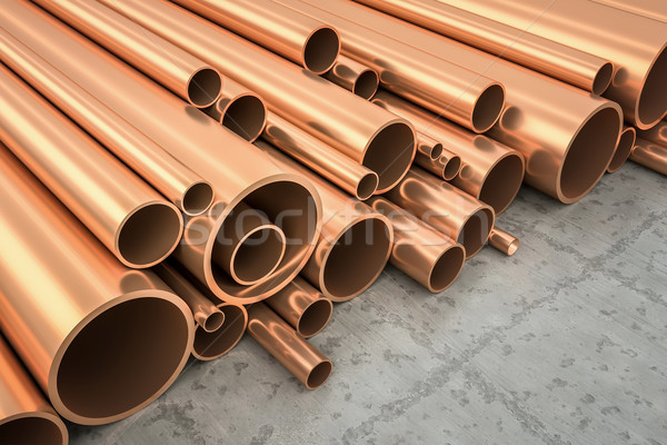 Copper Pipes Stock photo © magann