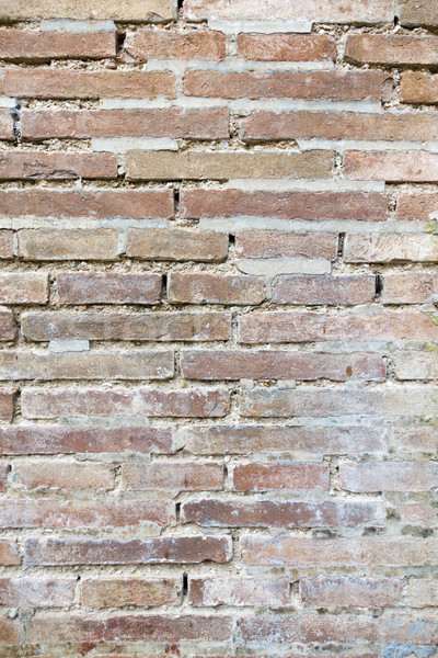Eski tuğla duvar görüntü doku duvar kırmızı Stok fotoğraf © magann