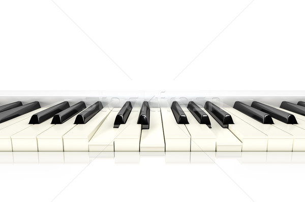 классический клавиши пианино 3D музыку аннотация Сток-фото © magann