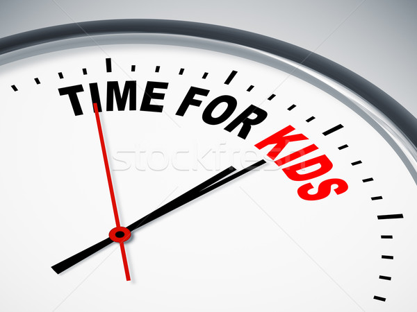 time for kids Stock photo © magann