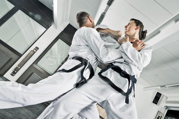 martial arts fighters Stock photo © magann