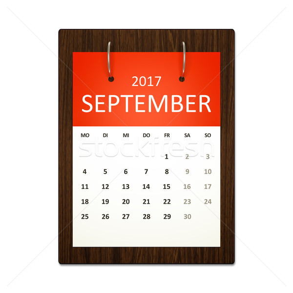 Calendar Planning German 2017 Stock photo © magann