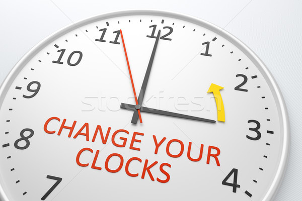 Change Your Clocks Stock photo © magann