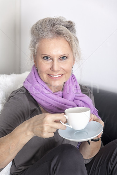 woman and coffee Stock photo © magann