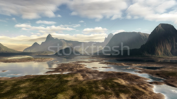 fantasy landscape Stock photo © magann