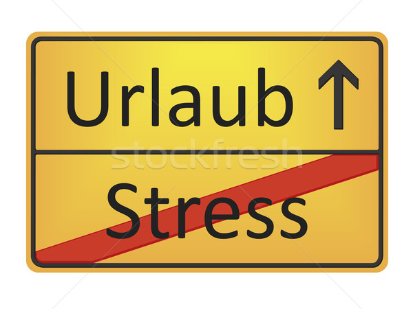 Urlaub - Stress Stock photo © magann