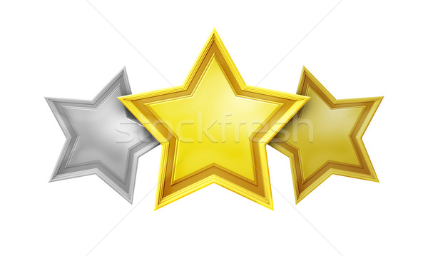 three star rating service Stock photo © magann