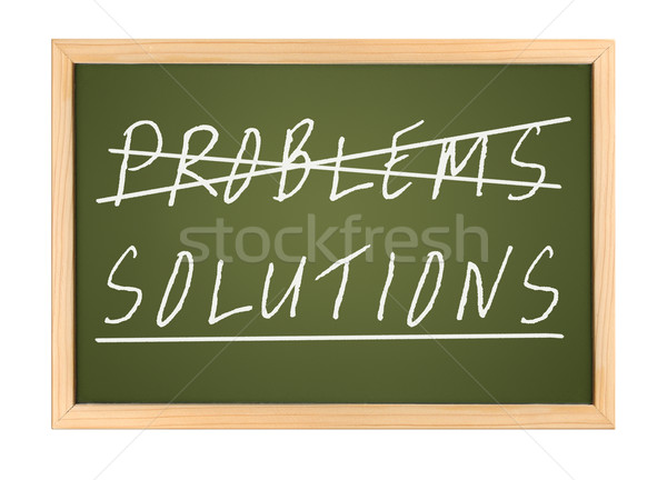 Stock photo: solutions