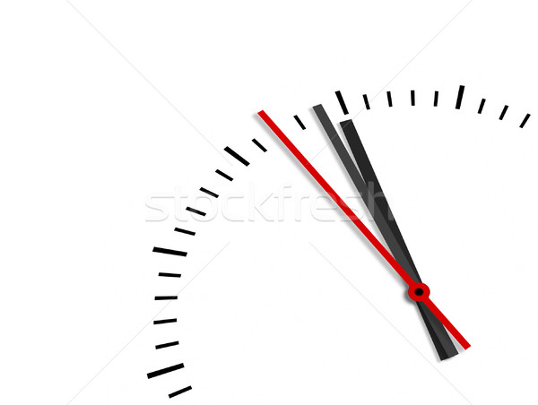 Relógio imagem doze escritório textura mão Foto stock © magann