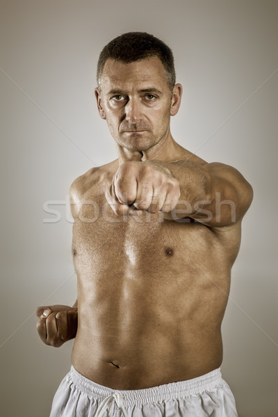 中間 年齡 跆拳道 戰鬥機 位置 商業照片 © magann