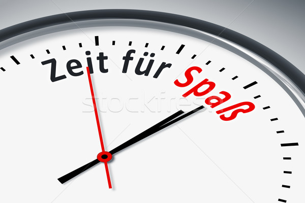 Clock with text Stock photo © magann