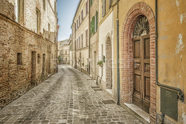 typical italian city street Stock photo © magann